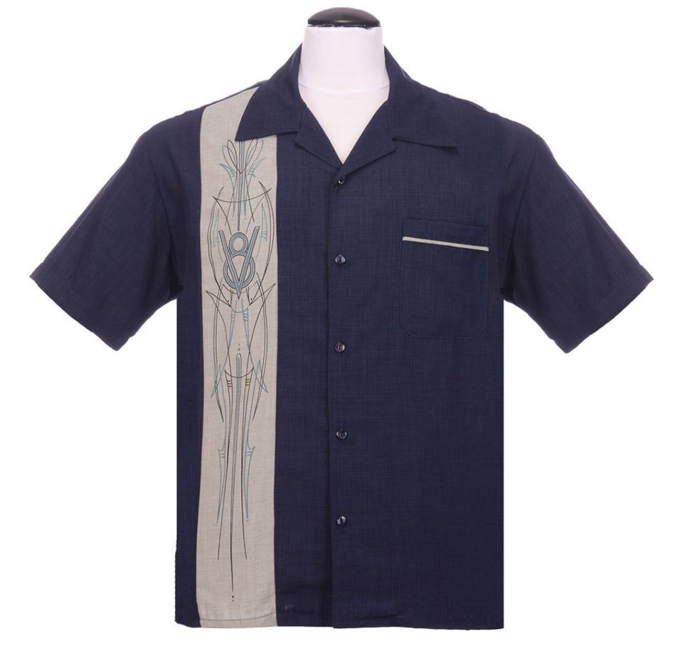 【PUNCHLINE】★送料・関税込★Quarter stripe Shirts KHLS6158 dee2dee1e31fbf78eb8c8d9d3d63e1