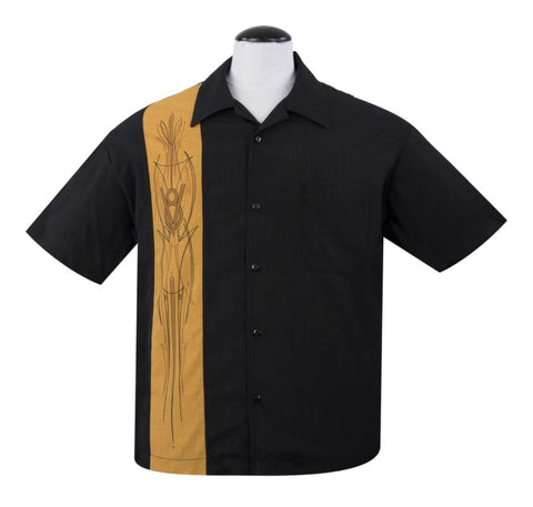 V-8 Pinstripe Panel Shirt