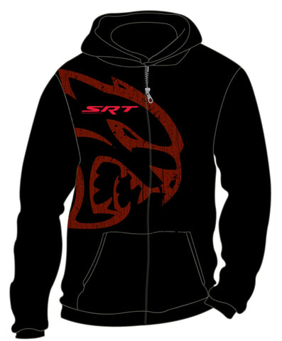 Dodge Hellcat Zip Hoodie