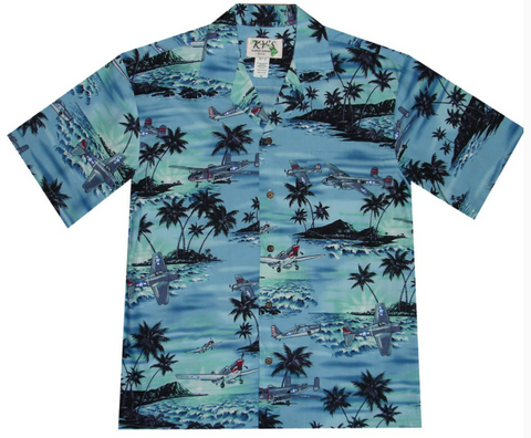 Planes Pearl Harbor Hawaiian Shirt