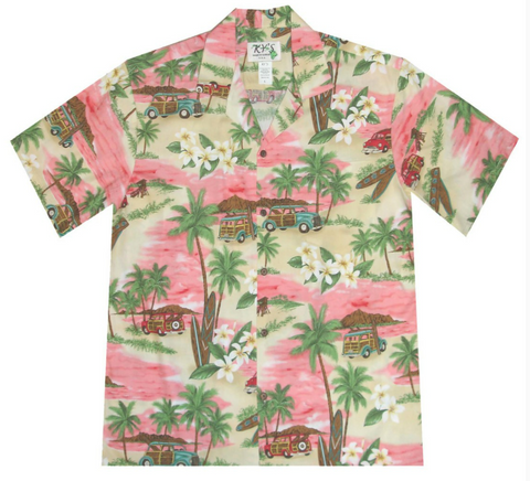 Woody Plumeria Hawaiian Shirt