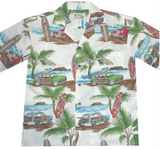 Woody Surfboard Hawaiian Shirt