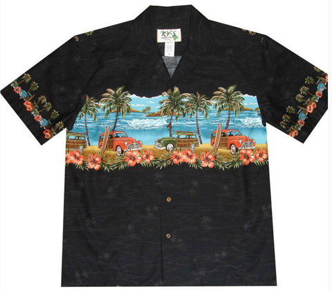 Woody Beach Chest Hawaiian Shirt